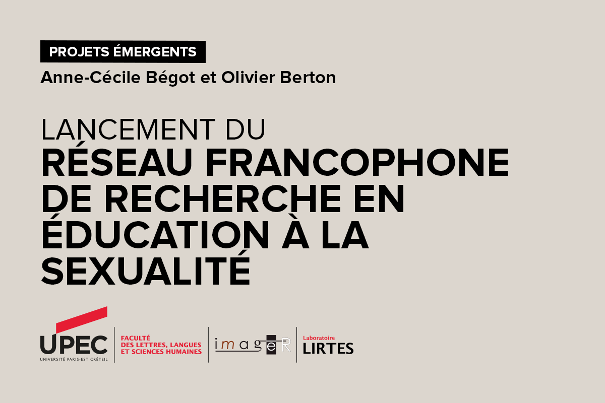 Lancement du Réseau francophone de recherche en éducation à la sexualité