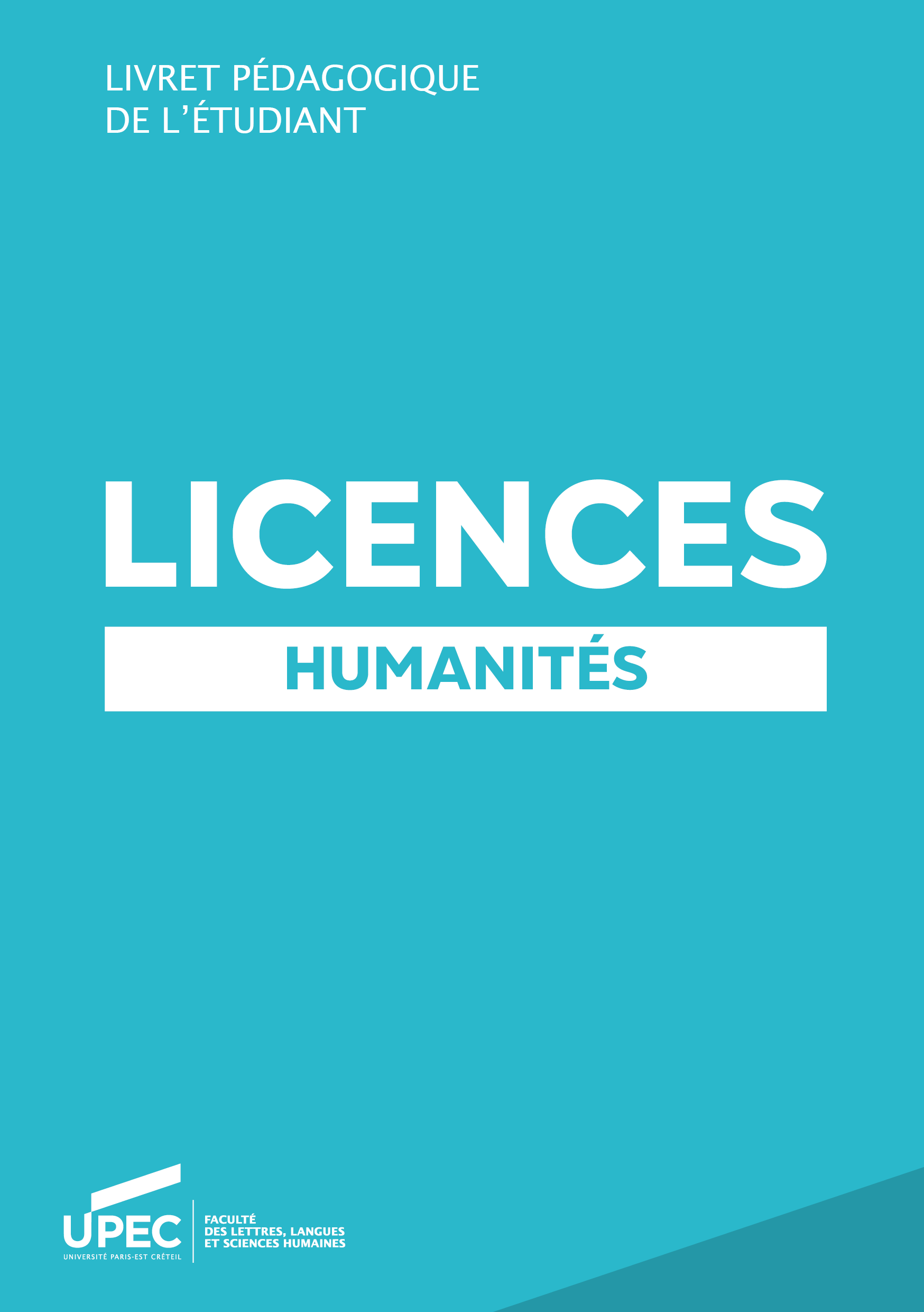 couv livret licence humanités