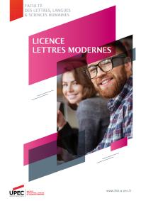 licence lettres