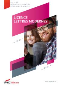 licence lettres