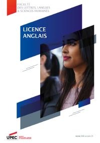 Licence anglais