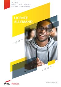 licence d'allemand