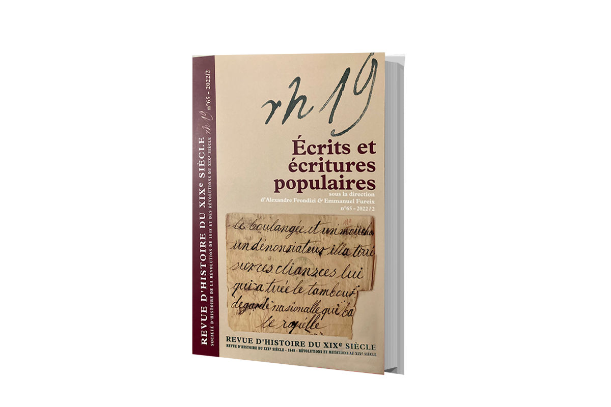 Ecrits et écritures populaires_Emmanuel Fureix