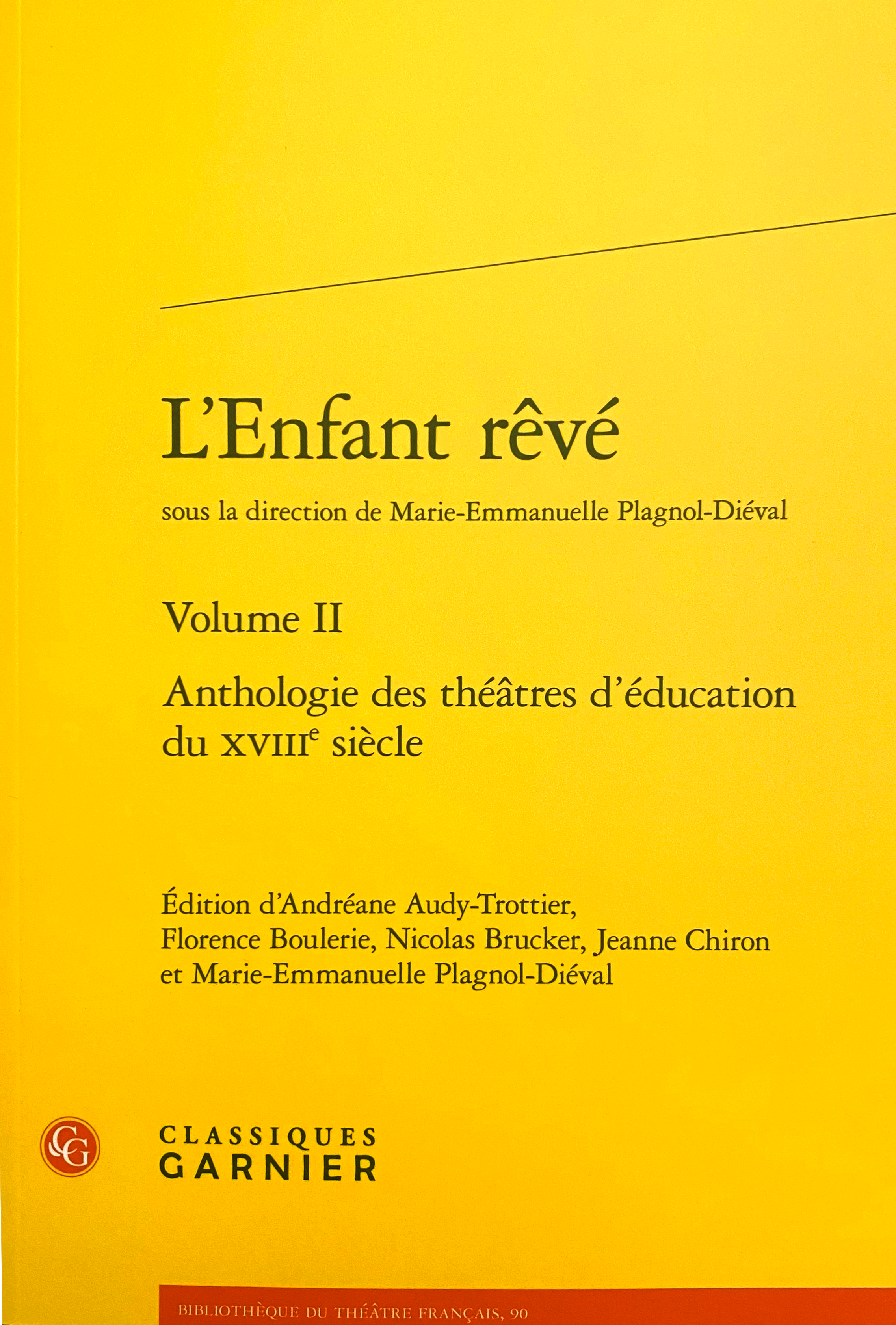 L'enfant rêvé marie Emmanuelle Plagnol