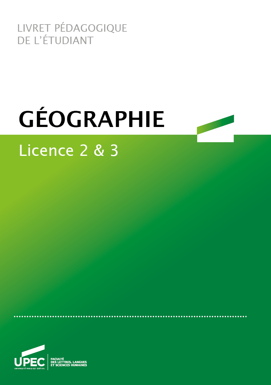 Télécharger le livret L2/L3 géographie 2020-2021