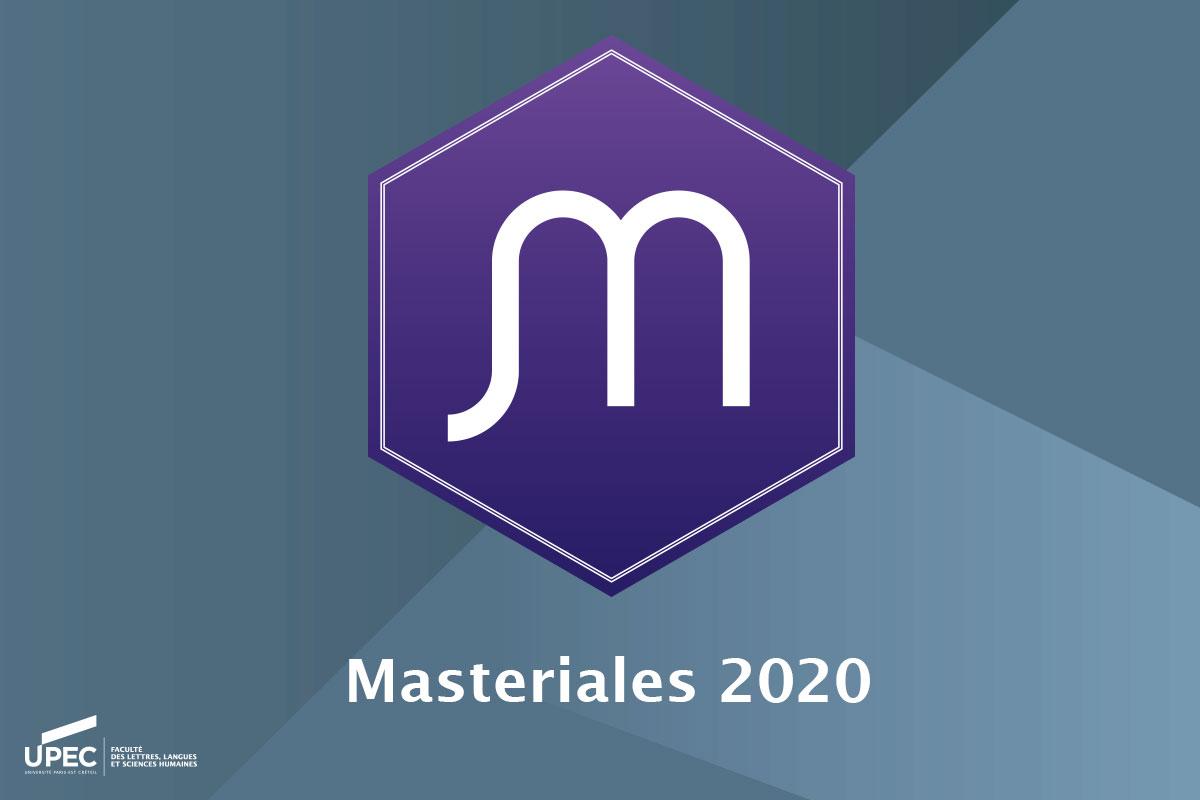 Masteriales 2020 llsh upec