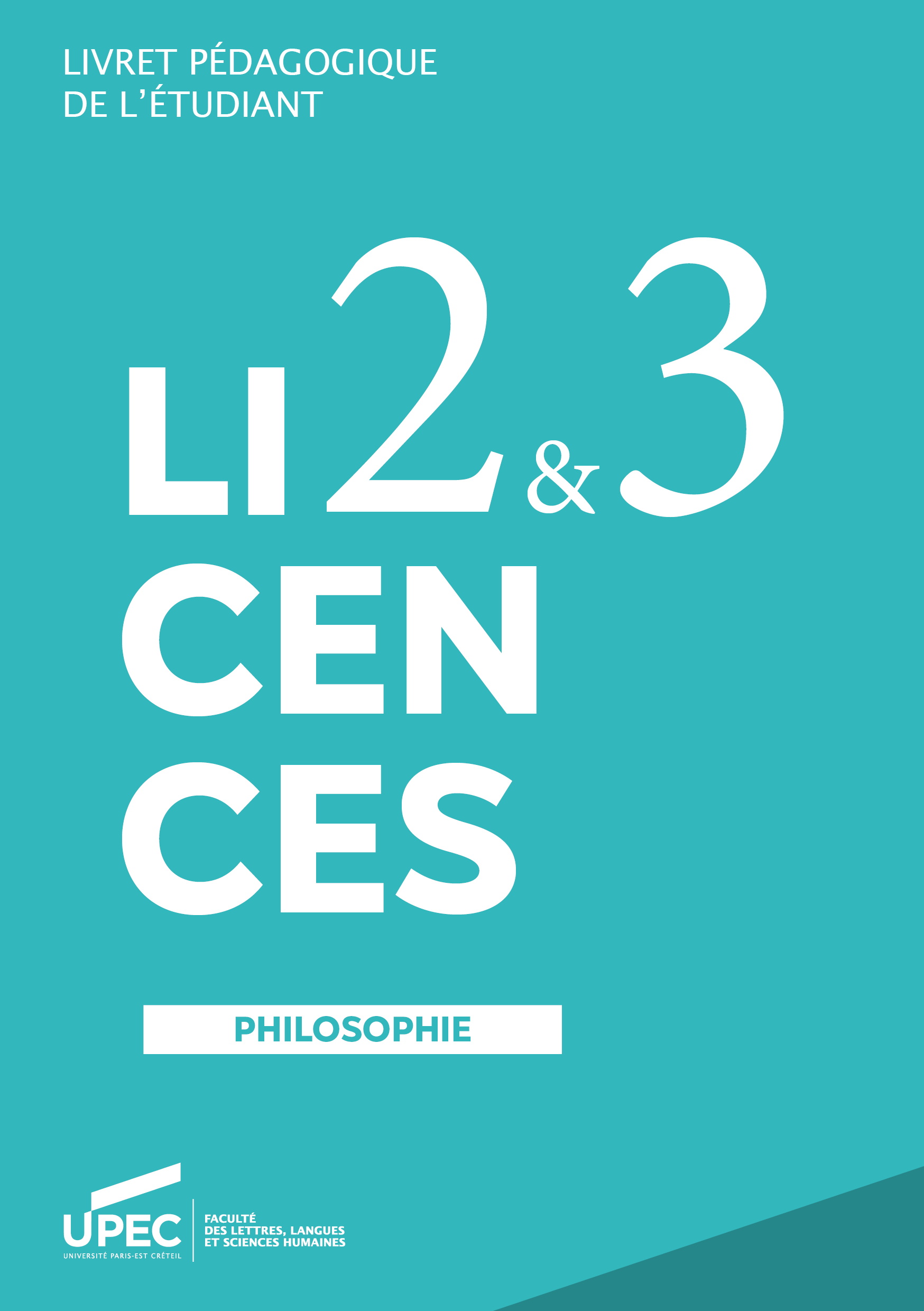 Télécharger le livret L2/L3 Philosophie 2024-2025
