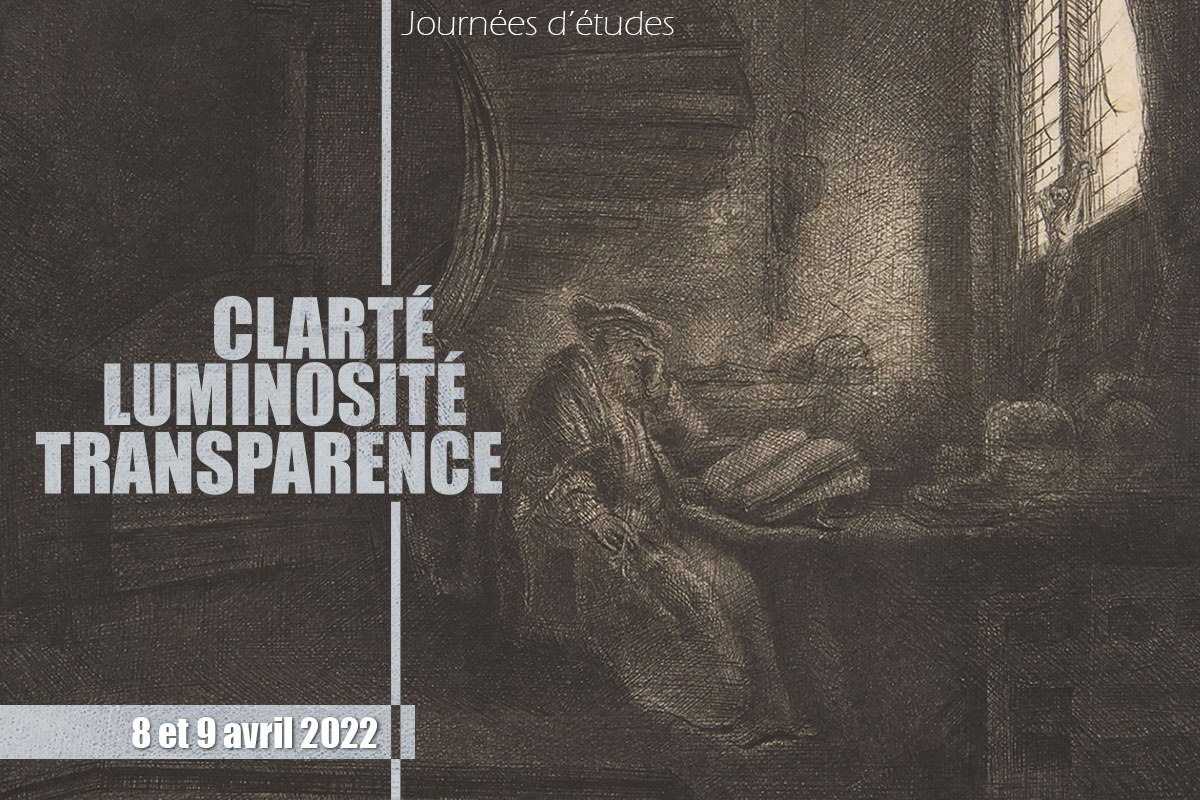 Journées d'études clarté luminosité transparence